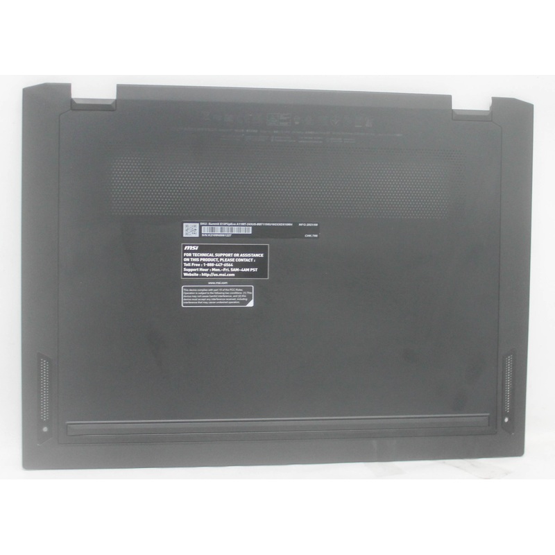 307-3P1D211-SE0 Bottom Base Cover Black Summit E13 Flip Evo A11Mt-243Us Compatible With MSI