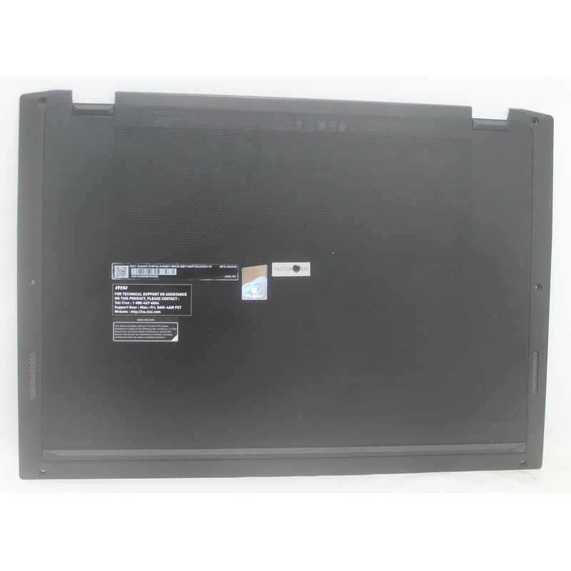 A12UDT-006US-BASE BOTTOM BASE COVER BLACK SUMMIT E16 FLIP A12UDT-006US GRADE B Compatible With MSI