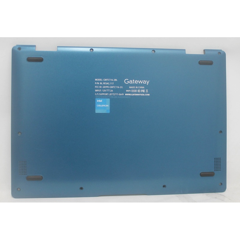 SX22008-1168-1-D-B Bottom Base Cover Blue Gwtc116-2Bl Grade B Compatible With GATEWAY
