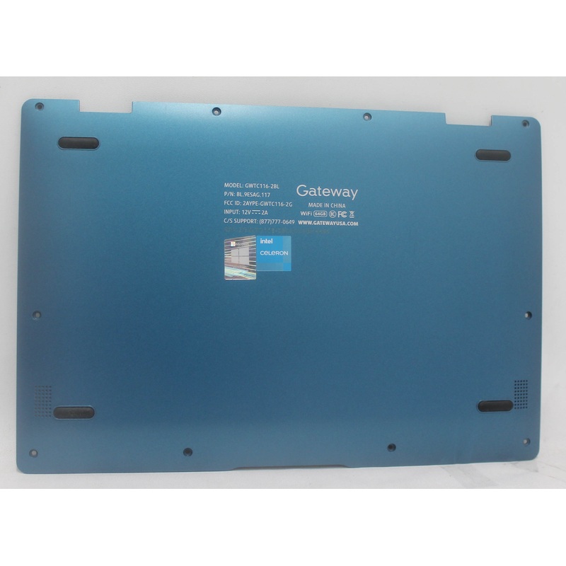 Y1110-DK-B Bottom Base Cover Blue Gwtc116-2Bl Grade B Compatible With GATEWAY