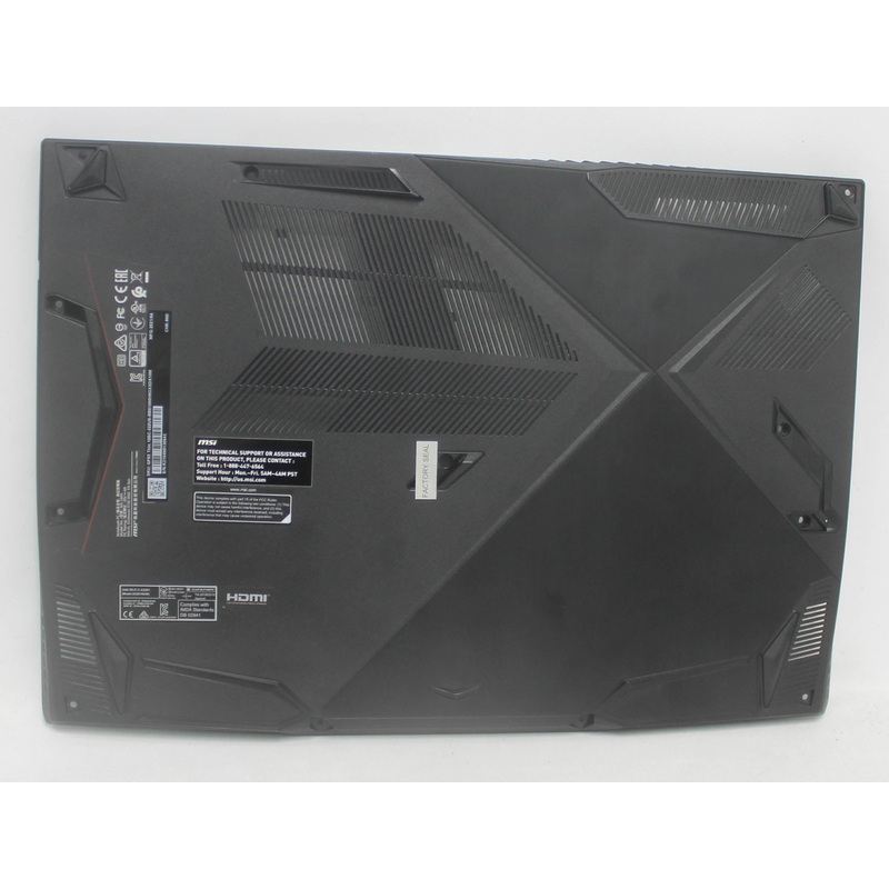 307-6R1D214-TA2-B Bottom Base Cover Black Gf63 10Sc-222Us Grade B Compatible With MSI