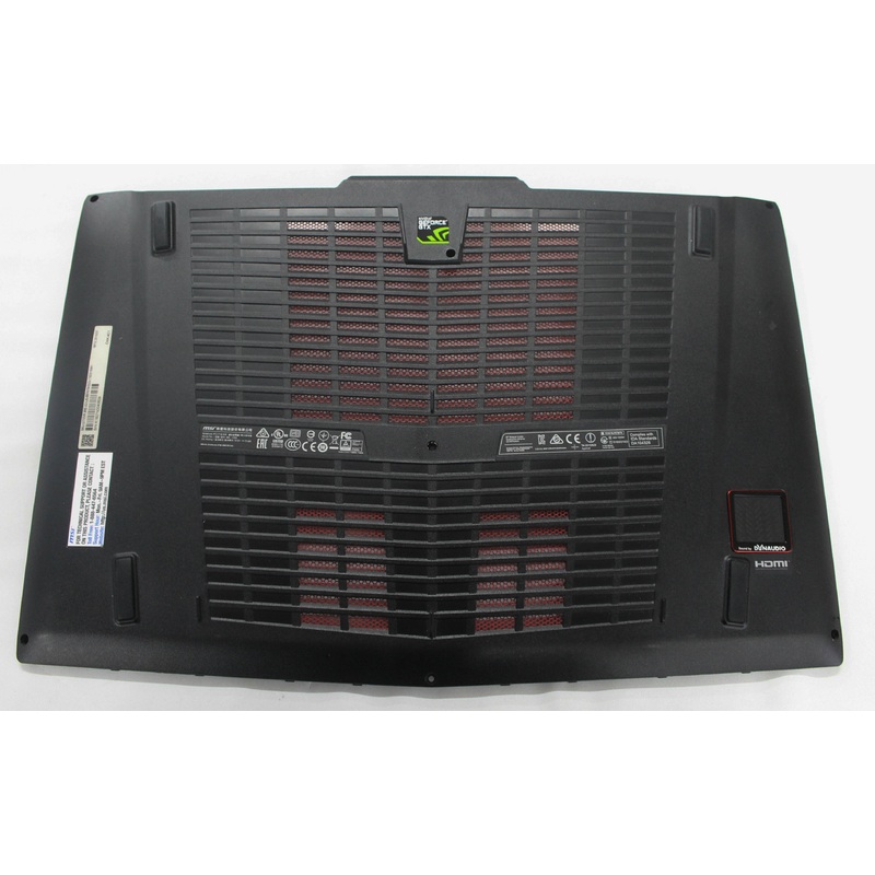 E2P-781J2Xx-P89 Msi Bottom Door Base Cover Lid Gt72Vr 6Re Dominator Pro Grade A