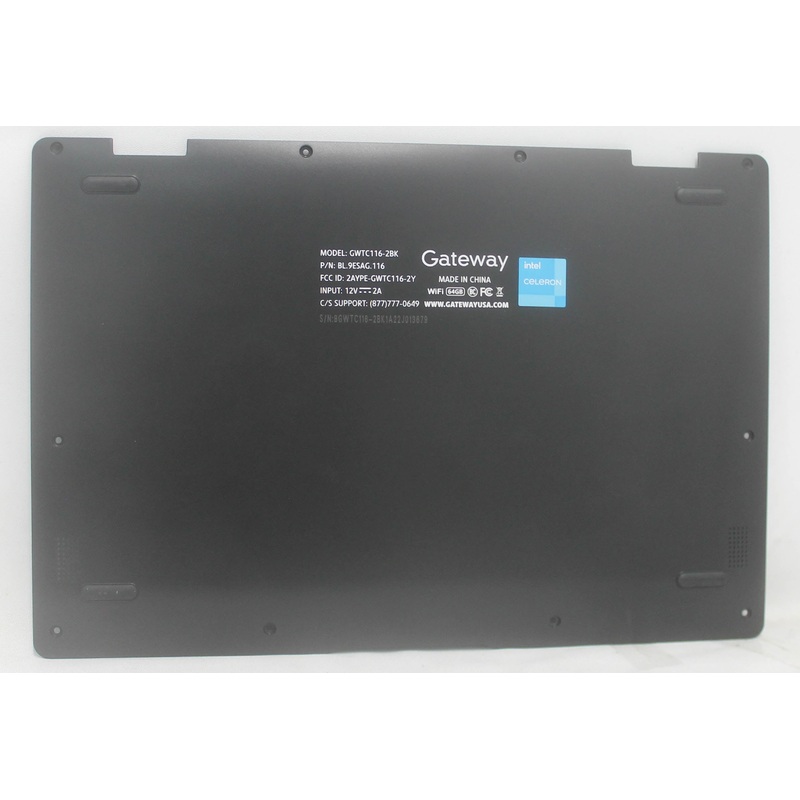 SX20079-1168-D-BLACK-B Bottom Base Cover Black 1168 Gwtc116-2Bk Grade B Compatible With GATEWAY