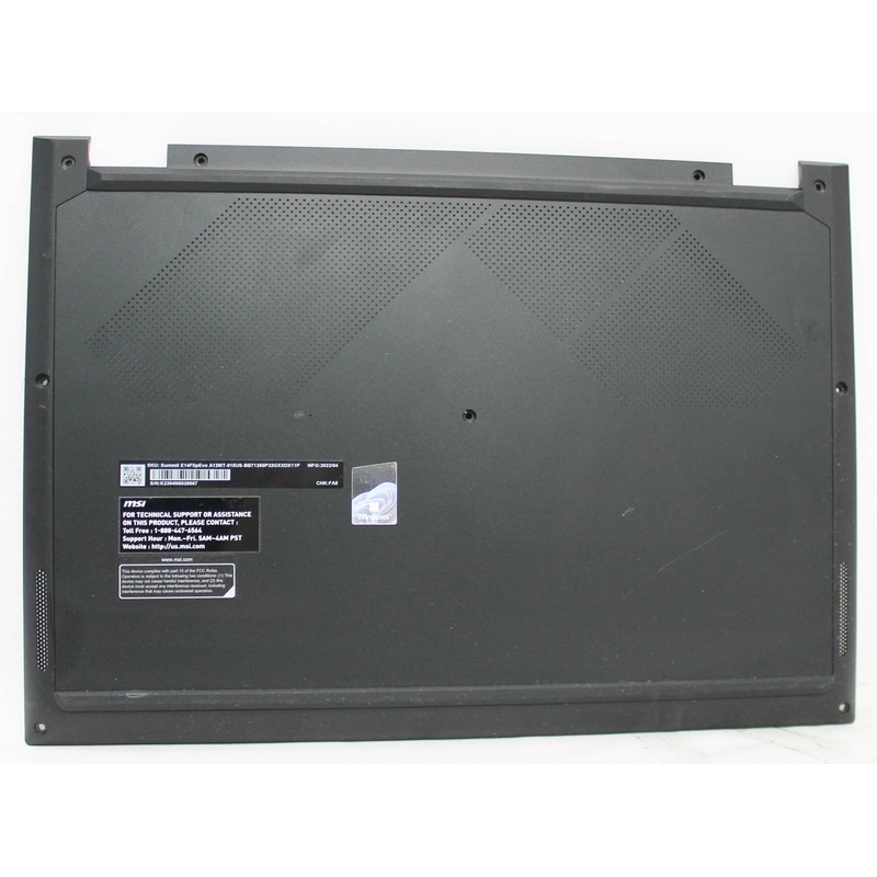307-4F1D211-SE0-B Bottom Base Cover Summit E14 Flip Evo A12Mt-015Us Grade B Compatible With MSI
