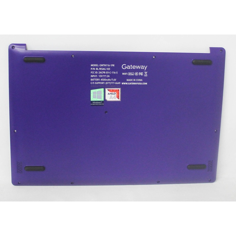 GWTN116-1PR-BASE BOTTOM BASE COVER PURPLE GWTN116-1PR Compatible with Gateway