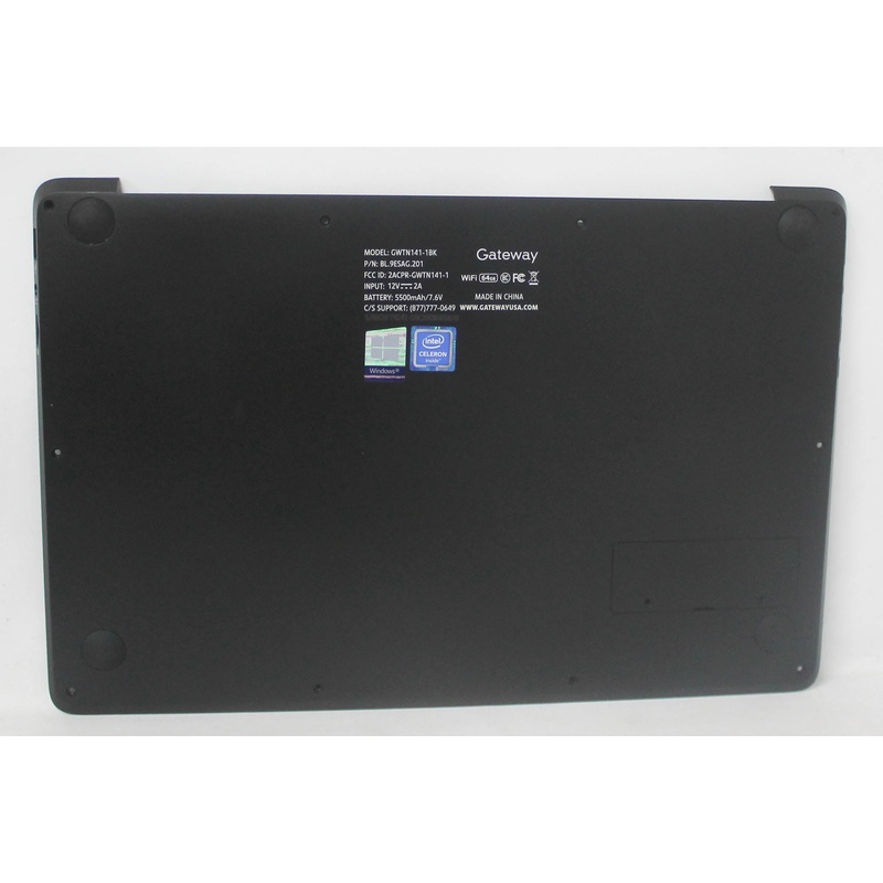 GWTN141-1BK-BASECOVER BOTTOM BASE COVER BLACK 30PINS GWTN141-1BK Compatible with Gateway