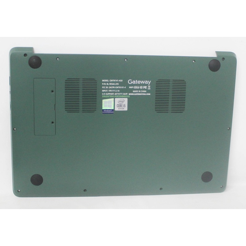 GWTN141-4GR-BASE BOTTOM BASE COVER GREEN GWTN141-4GR Compatible with Gateway