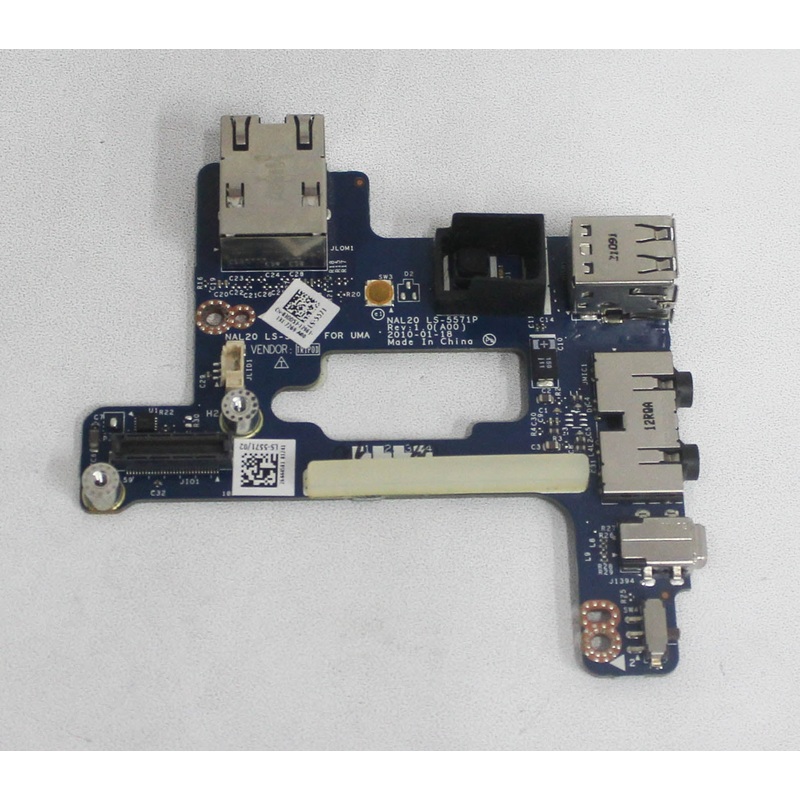 03DD5J LATITUDE E6510 AUDIO USB BOARD LS-5571P Compatible with Dell