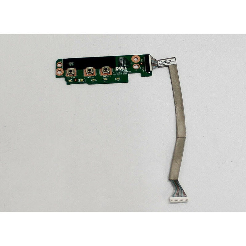 0W6V8D Dell Precision M6600 Media Volume Buttons Board W/ Cable Grade A