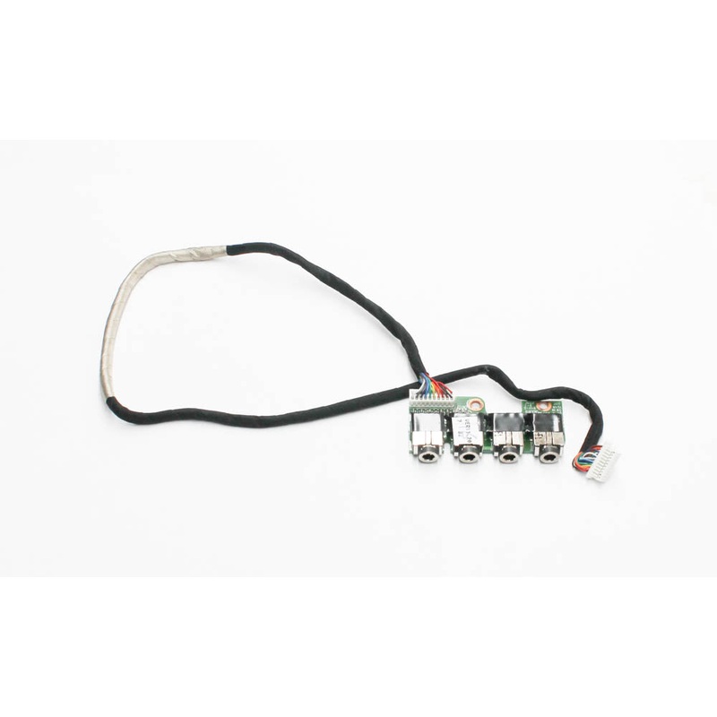 452317-001 Hp Pc Board: Audio Connector Board - Supports 10-Channel Simultaneous 7.1 Surround Sound With Voip Output - Includes Cable Grade A