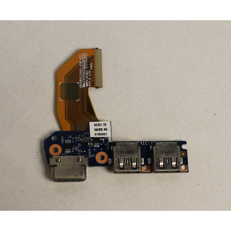 6050A2638201 HP USB And Vga Connector Board With Cable Zbook 14 G2 Base Model Mobile Workstation Grade A