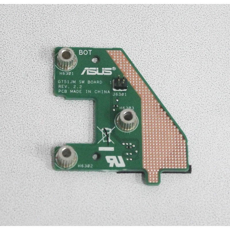 60Nb06G0-Ps1040 Asus Rog G751Jm-Bhi7T25 17.3 Laptop Power Button Board Grade A
