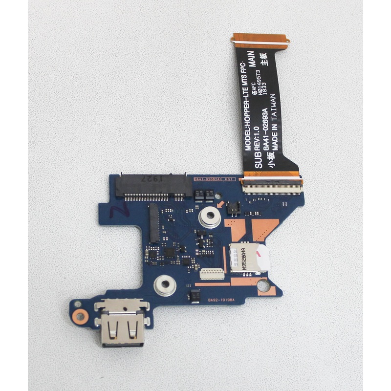 BA92-19198A USB BOARD WITH CABLE CHROMEBOOK XE525QBB-K01US Compatible with Samsung