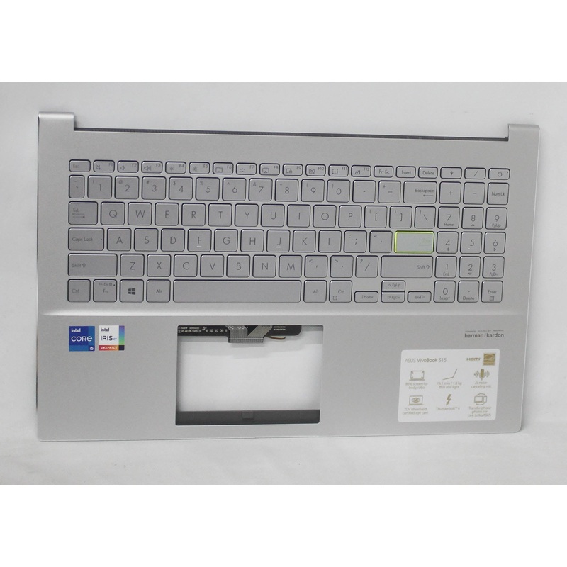 13N1-BUA0401 Palmrest Top Cover K/B_(Us)_Module/As Bl X521Eq-8E Vivobook S15 S533Ea-Dh51-Gn Compatible With ASUS