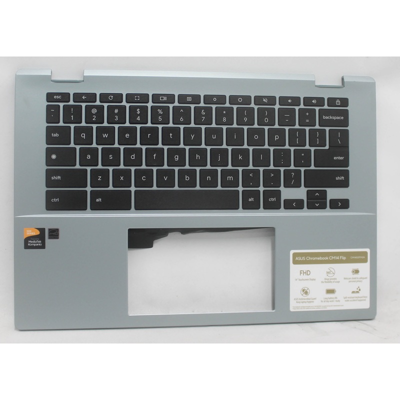 13N1-GQA0601 Palmrest Top Cover W/Kb Us Cm1402Fm2A-1B Chromebook Cm14 Flip Cm1402Fm2A-Ws44Ft Compatible With ASUS
