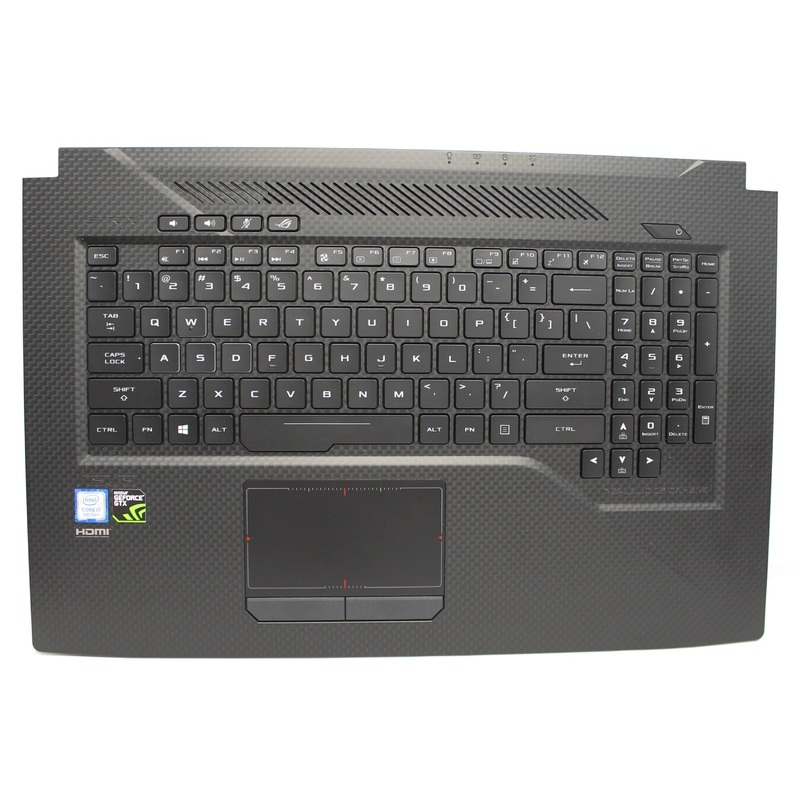90NR00E1-R31US1 Palmrest Top Cover W/K/B_(Us)_Module/As Rog Strix Gl703Gm-Ns73 Compatible With ASUS
