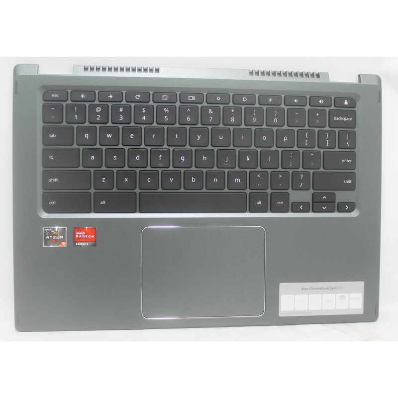 CP514-1HH-PALMREST Palmrest Top Cover W/Kb Us Bl Mist Green Chromebook Spin Cp514-1Hh-R0Ss Compatible With ACER