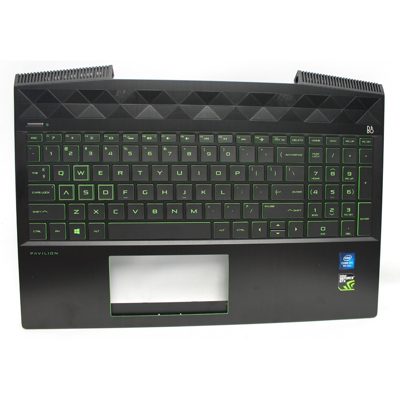 L20671-001 Palmrest Top Cover Cfl-H Acid Green W/Kb Bl Us Pavilion 15-Cx0077Wm Compatible With HP