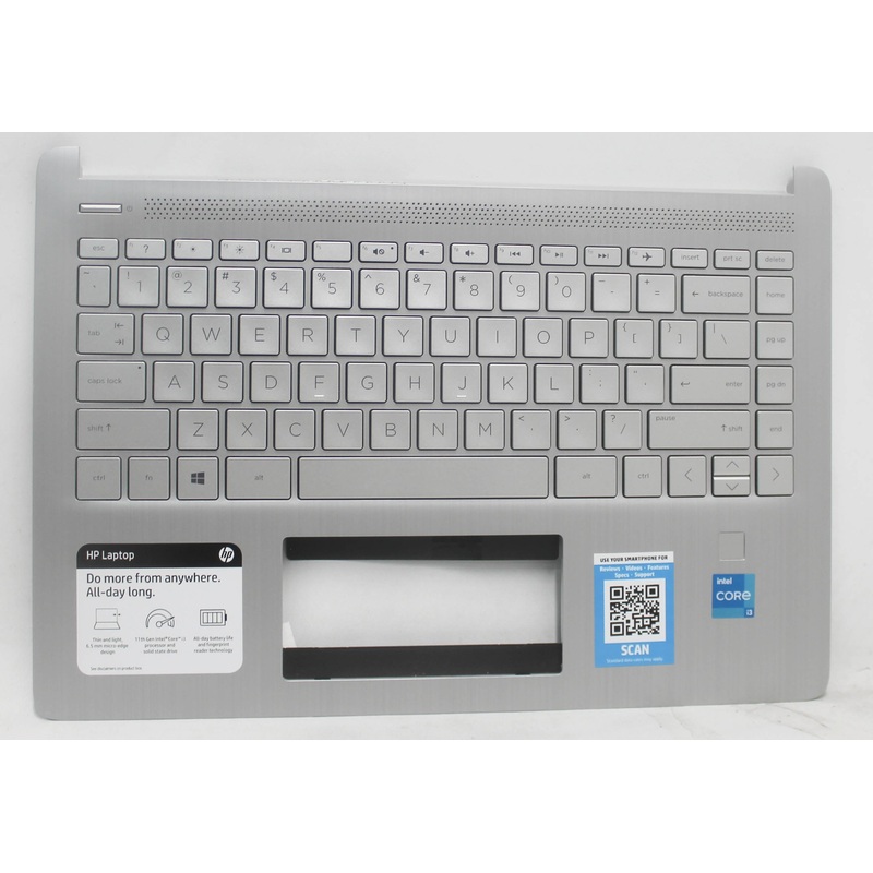 L61506-001-B Palmrest Nsv W/Kb Nsv Fpr For 14-Dq2031Tg Grade B Compatible With HP