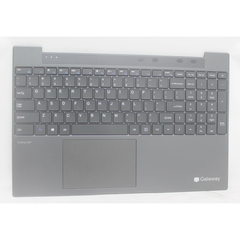 PALMR-GWTN156-12BK Palmrest Gray W/Kbw/Tp Gwtn156-12Bk Compatible With GATEWAY