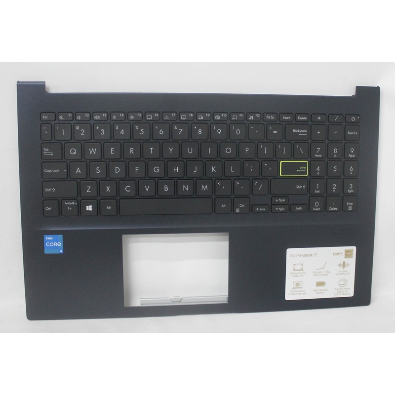 13N1-BBA0902 Palmrest Top Cover W/K/B_(Us)_Module/As Bl X513Ea-1K Vbook 15 F513Ea-Os36 Compatible With ASUS