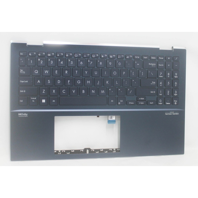13N1-E9A0321 Palmrest Top Cover W/Kb Us (Backlight Rgb) Up6502Zd-2B Zenbook Pro 15 Flip Oled Up6502Zd Compatible With ASUS