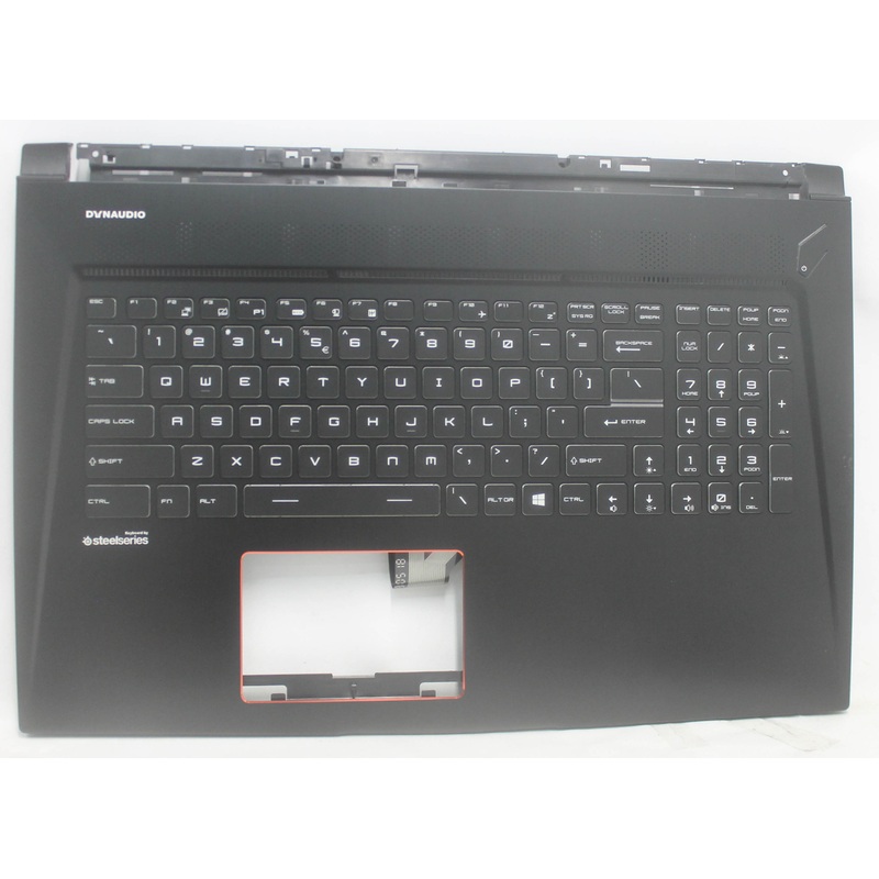 3077B5C218HG0 Palmrest Top Cover Black W/Kb W/Bl Tp Gs73Vr 7Rf Compatible With MSI