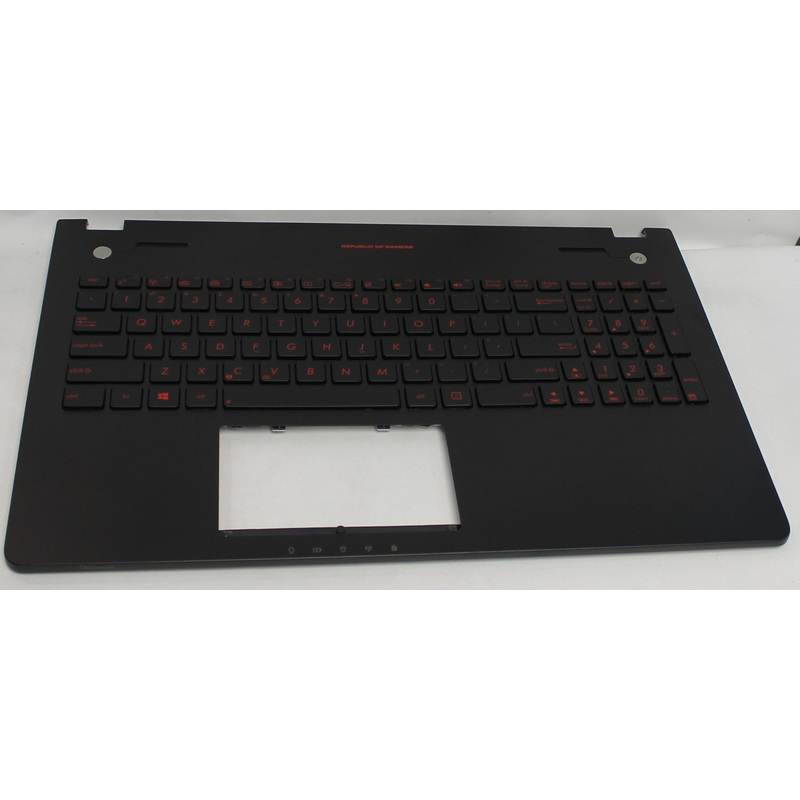 33Nj8Tcjnb0 Asus Palmrest Top Cover W / Keyboard N56Jr-1C Us-English Module Win8 Backlight Black Grade A