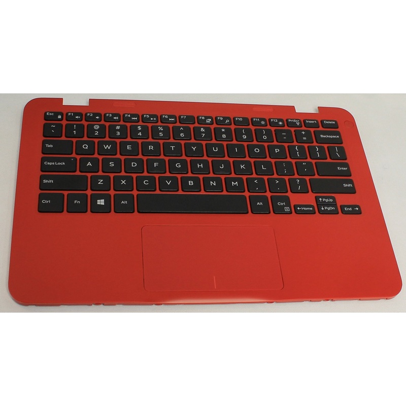 54Rj3 Dell Palmrest Top Cover W/Kb Ango Red Inspiron 11 3162 Notebook Pc. Grade A
