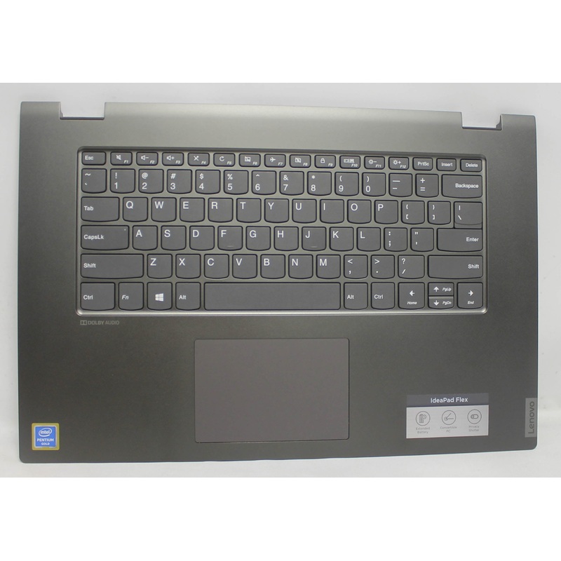 5Cb0S17608 Lenovo Palmrest Top Cover With Keyboard N/Fp N/Bl Kb Us Ideapad Flex--15Iml Series Grade A