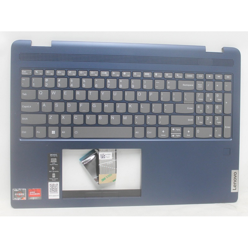 5CB1K60110 Palmrest Top Cover W/Kb Us English Bl Abyss Blue Ideapad Flex 5 16Abr8 Compatible With LENOVO