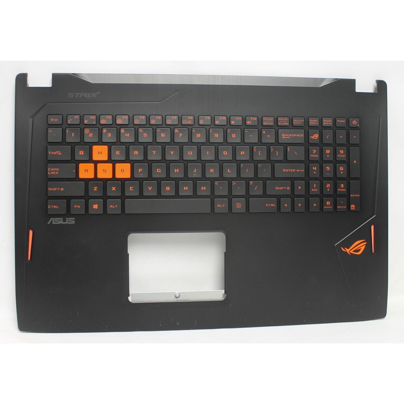 90Nb0Dz1-R31Us0 Asus Palmrest Top Cover W/Keyboard Us Module/As W/Light Gray Gl702Vm-Ds74 Grade A