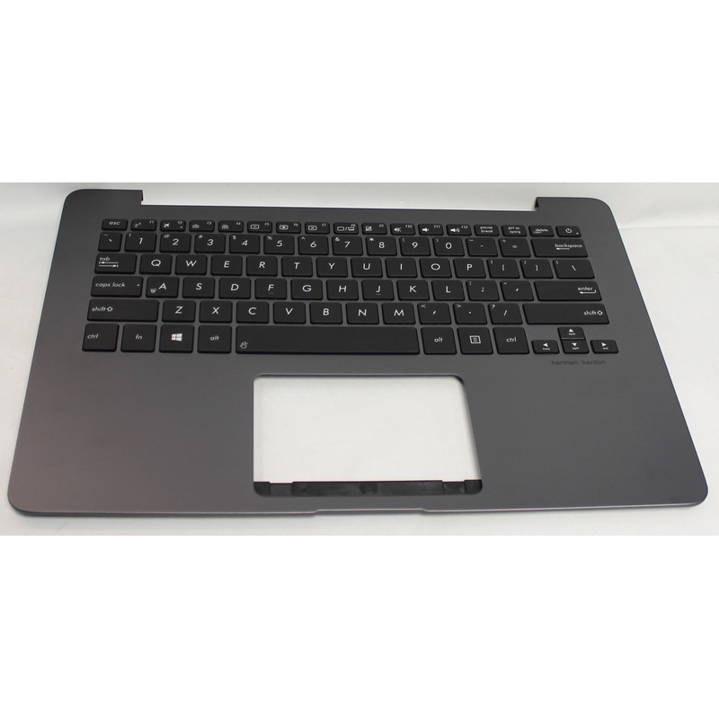 90Nb0Ec1-R31Us0 Asus Palmrest Top Cover With Keyboard Us Module/As Grey Ux430Uq-1A Grade A