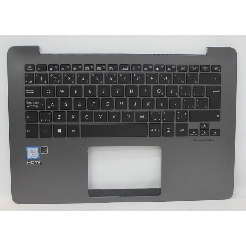 90NB0GH1-R30FR0 Palmrest Top Cover With Keyboard French Module/As Ux430Un-1A Ux430Un Series Compatible With ASUS