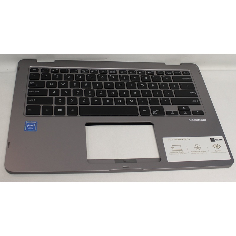 90Nb0H21-R30110 Asus Palmrest Top Cover W/Keyboard_(Us-English)_Module/As Tp401Na Series Grade A