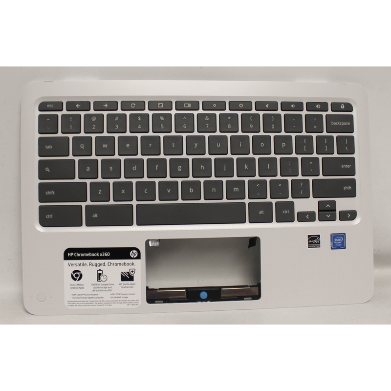 L00457-001 HP Palmrest Top Cover Snw W/ Kb Us Chromebook X360 11-Ae051Wm Grade A