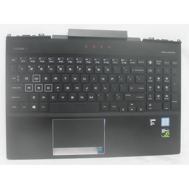 L24370-001 Palmrest Top Cover With Keyboard N17P Backlight Omen 15-Dc0086Nr Compatible With HP