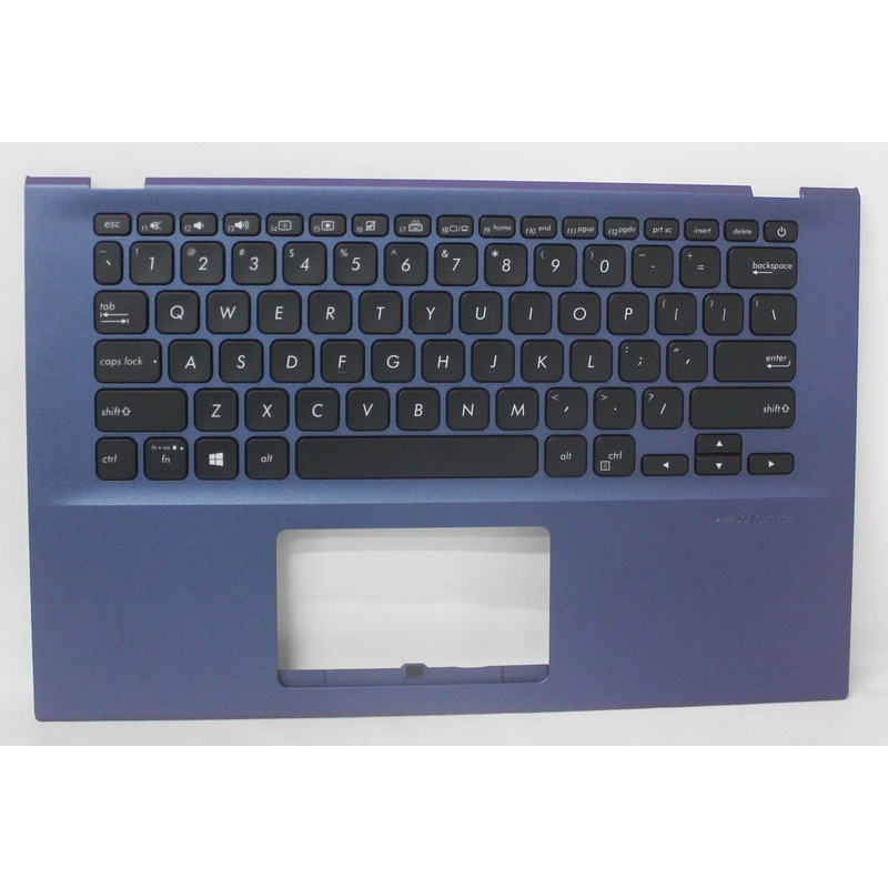 Palmrest Top Cover W/Keyboard Us Bl X412Da X412Fa X412Fl X412Ua Compatible With Asus
