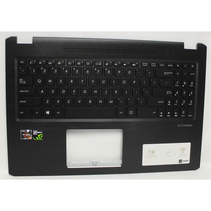 90Nb0Hs1-R31Us0 ASUS Palmrest Top Cover With Keyboard _(Us-English)_Module/As X570Ud-1B Vivobook 15 K570Z Series Grade A
