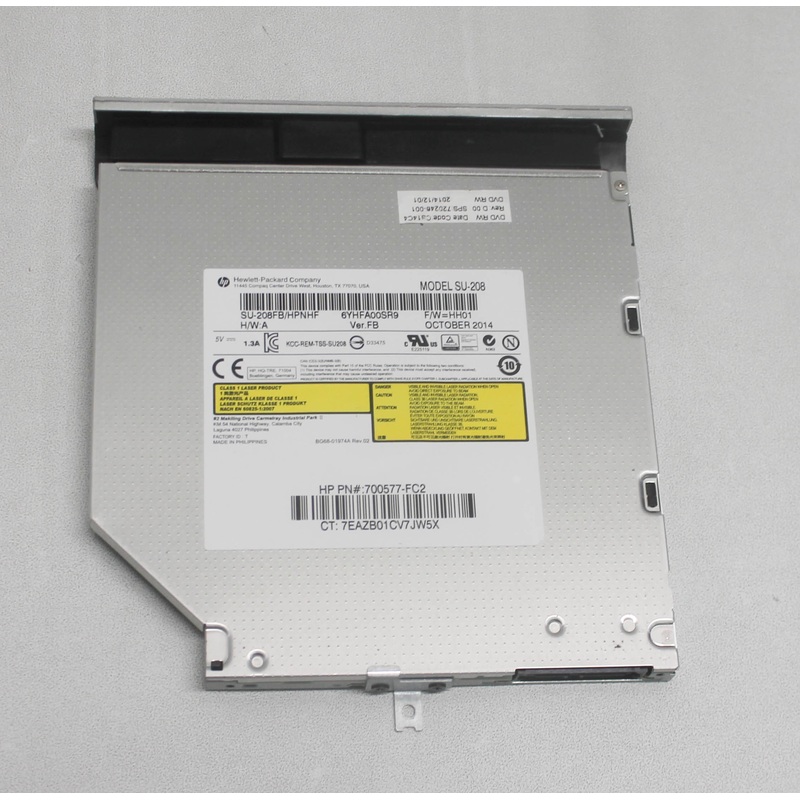 720246-001 Envy M7-J120Dx Laptop Cd-Rw Dvd-Rw Drive Su-208 Compatible With HP