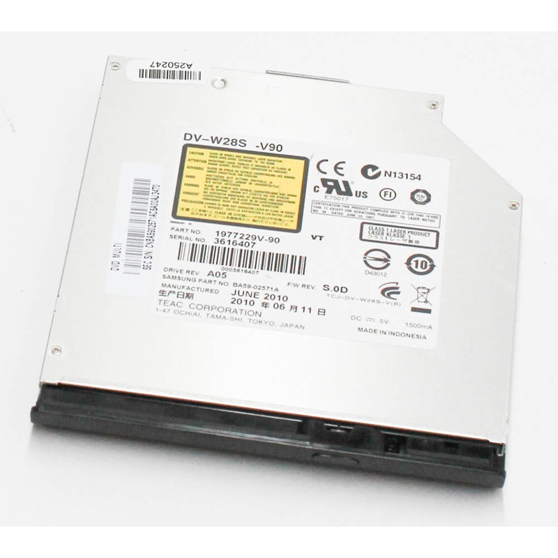 Ba59-02571A Samsung R730 Dvd Drive Cd/Dvd+Rw Dv-W28S Ba59-02571A Grade A
