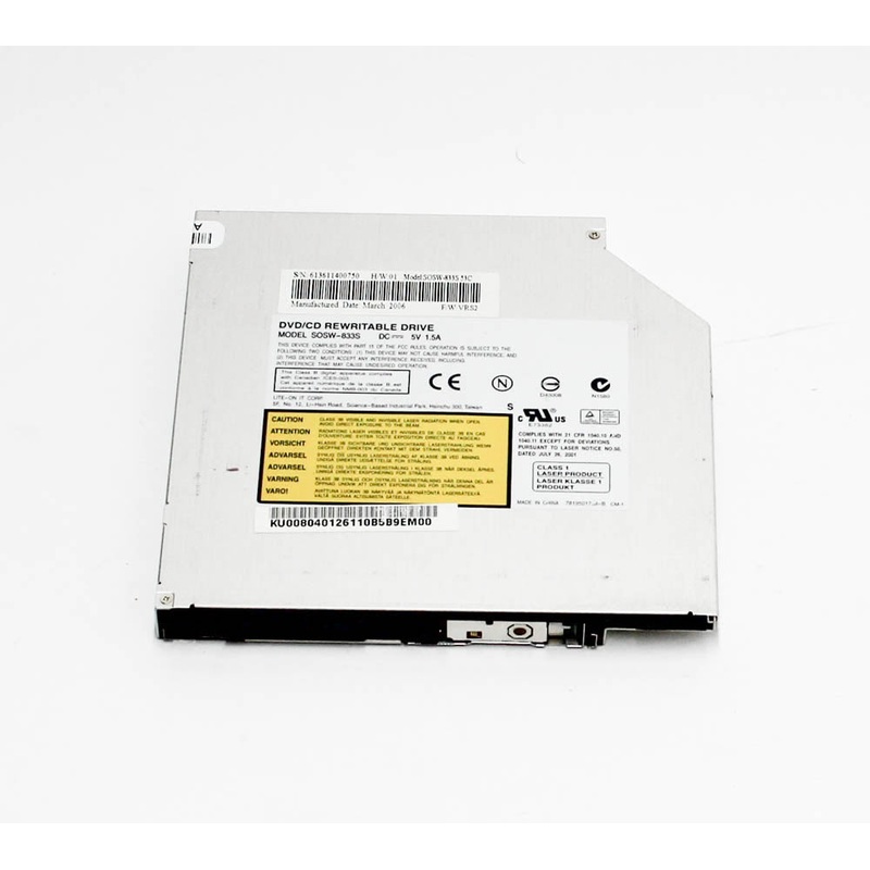 Ku.00804.012 Acer Dvd-Rw Drive 8X Dual Liteon Sosw-833S W/O Bezel Grade A