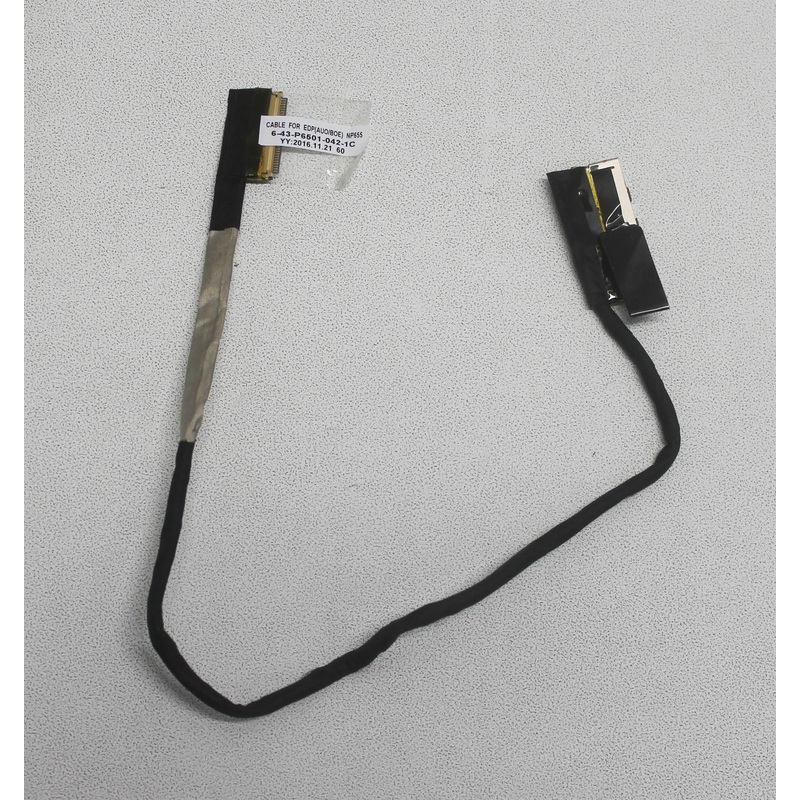 6-43-P6501-042-1C Lcd Edp Cable P650Compatible With Eluktronics