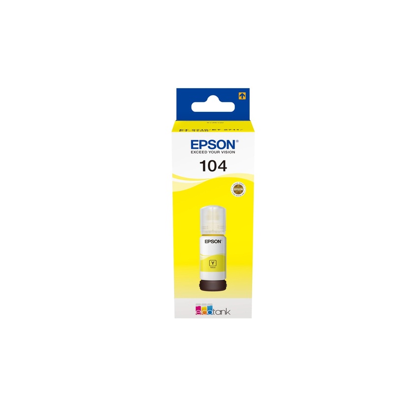Epson C13T00P440/104 Ink bottle yellow, 7.5K pages 65ml for Epson ET-2810/2830