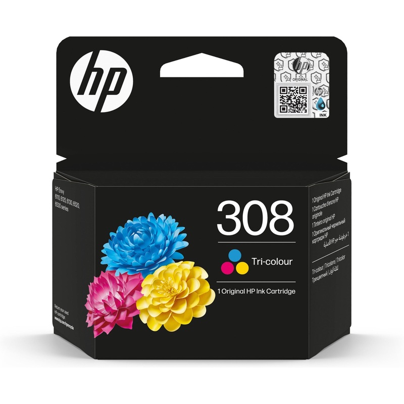 HP 7FP20UE/308 Printhead cartridge color, 120 pages ISO/IEC 24711 for HP Envy 6100