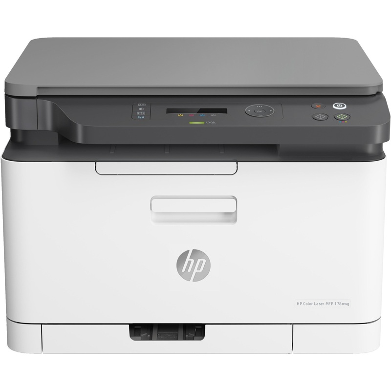 HP Color Laser Laser 178nw Wireless Multifunction Color Printer, Copier, Scanner; Duplex