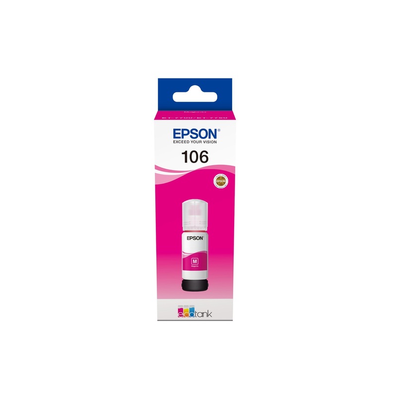 Epson C13T00R340/106 Ink bottle magenta, 5K pages 3400 Photos 70ml for Epson ET-7750