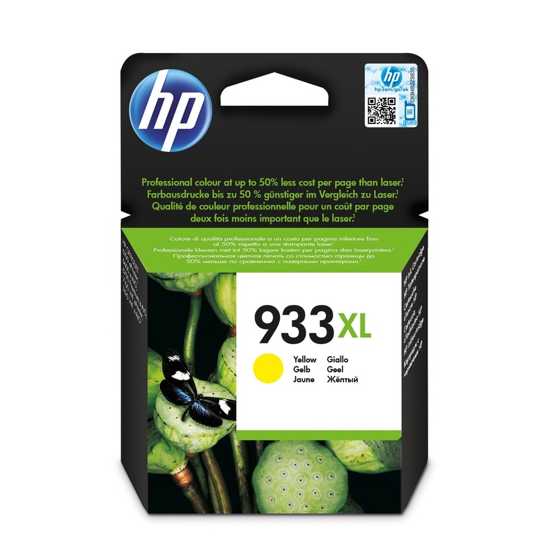 HP CN056AE/933XL Ink cartridge yellow high-capacity, 825 pages ISO/IEC 24711 8.5ml for HP OfficeJet 6100/7510/7610