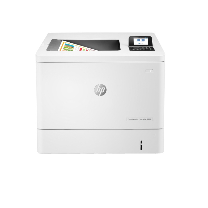 HP Color LaserJet Enterprise LaserJet Enterprise M554dn Color Printer, Ethernet Only; Duplex