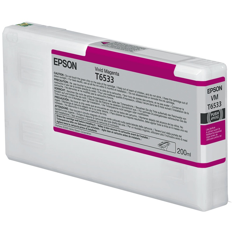 Epson C13T653300/T6533 Ink cartridge magenta 200ml for Epson Stylus Pro 4900